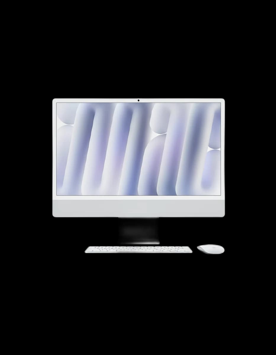 iMac M4, Серебристый