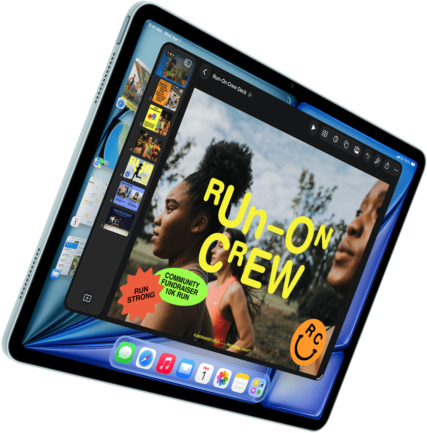 Blue iPad Air