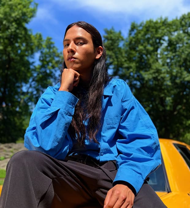 Photo of a person taken with next-generation portraits camera feature