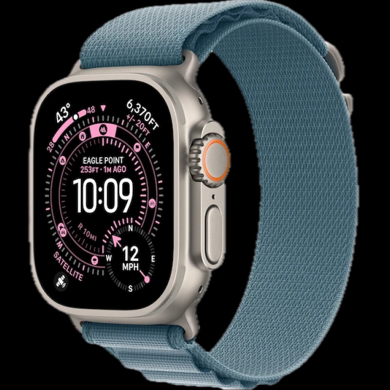 Apple Watch Ultra 3 · 49 мм · титан — GPS + Cellular · Alpine Loop · S (130 - 160мм) · SKU Ultra 3 · 64 ГБ · Натуральный титан · GPS + Cellular